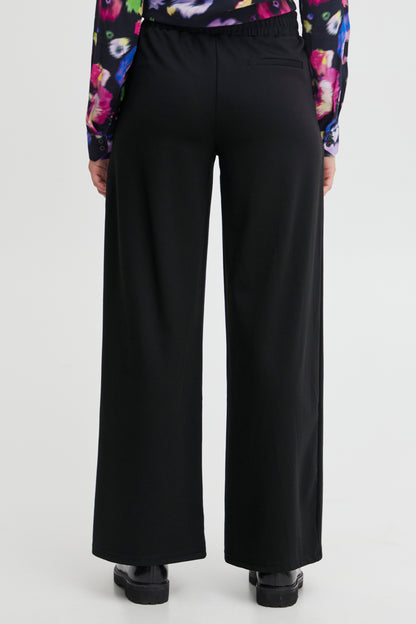 Pantalon Kate long large | Noir