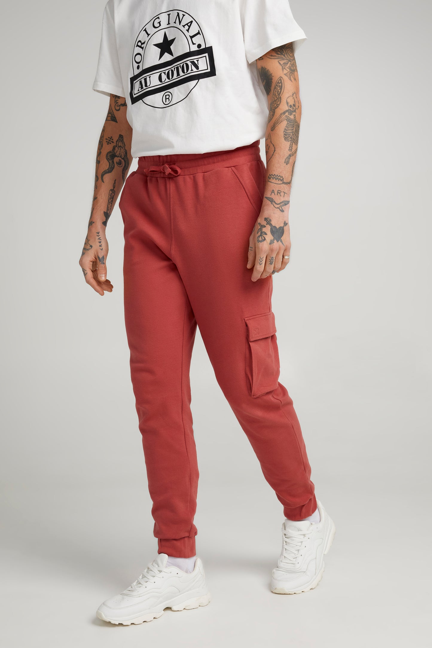 Unisex cotton joggers