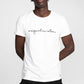 T-shirt unisexe broderie Calligraphie