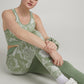 Unilateral printed leggings