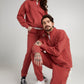 Unisex half-zip hoodie